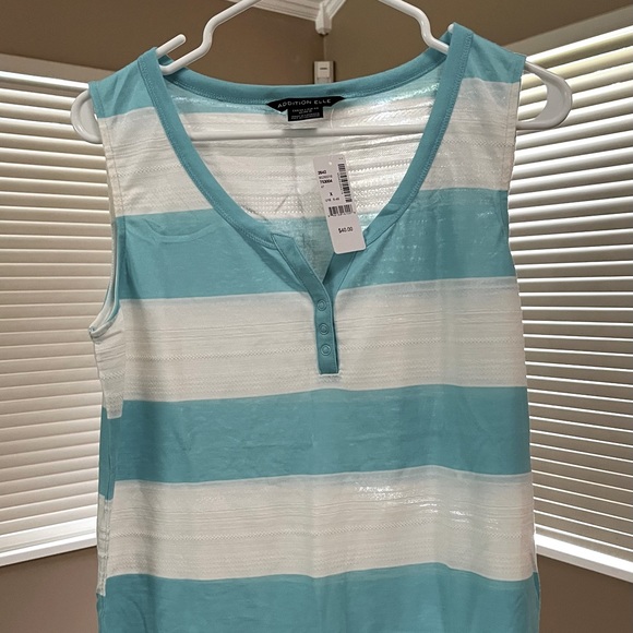 Striped Lightweight Womens Top - Picture 1 of 3